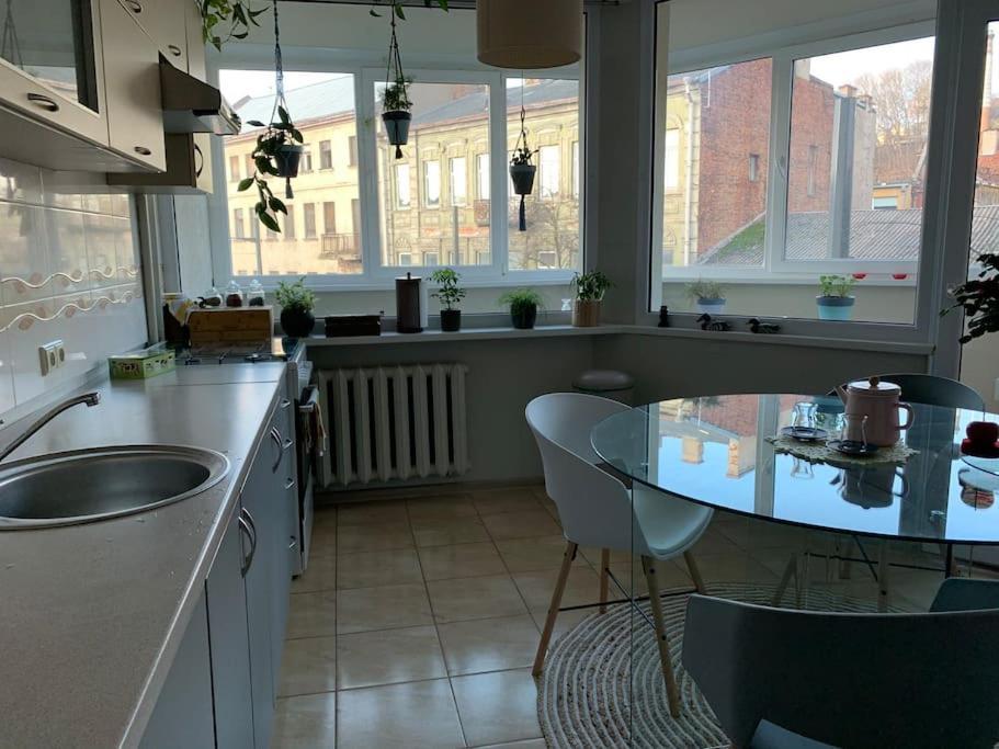 Three Bedroom With Two Terraces For 7People+Baby Каунас Экстерьер фото